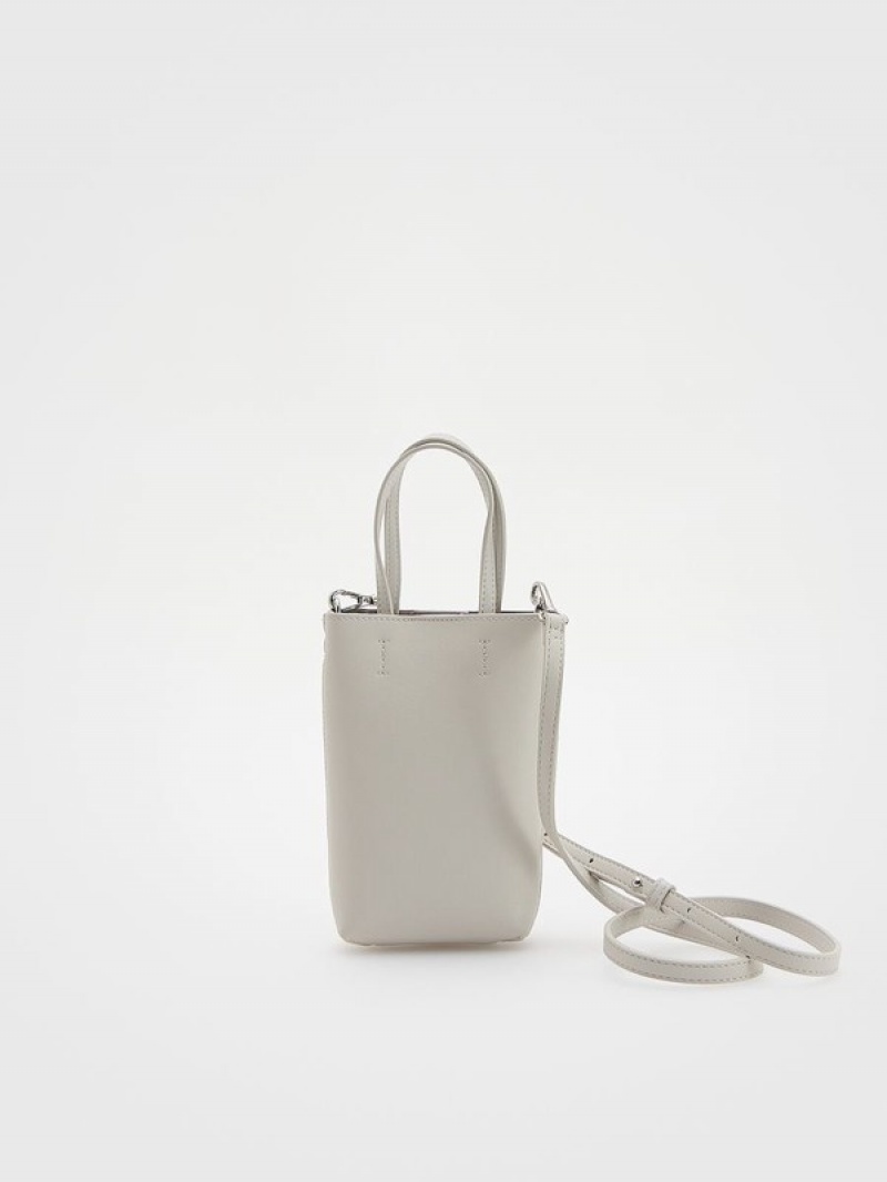 Light Grey Reserved Mini Women's Bags | JSRP-56198