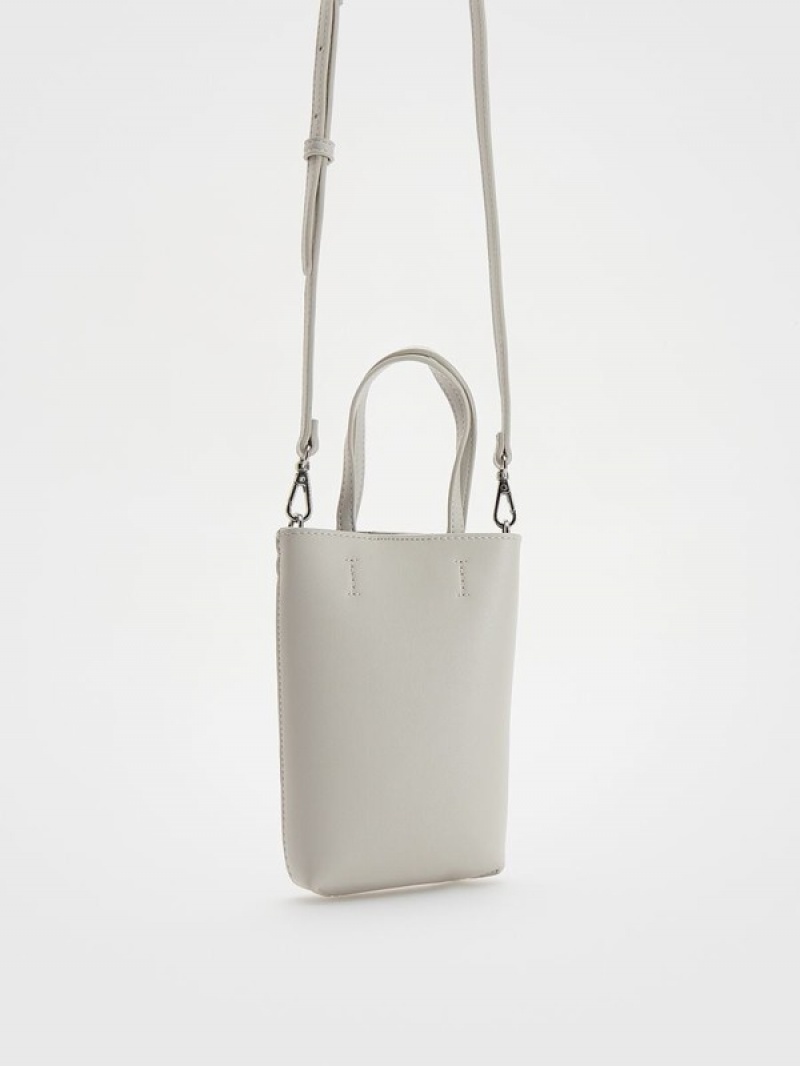 Light Grey Reserved Mini Women's Bags | JSRP-56198