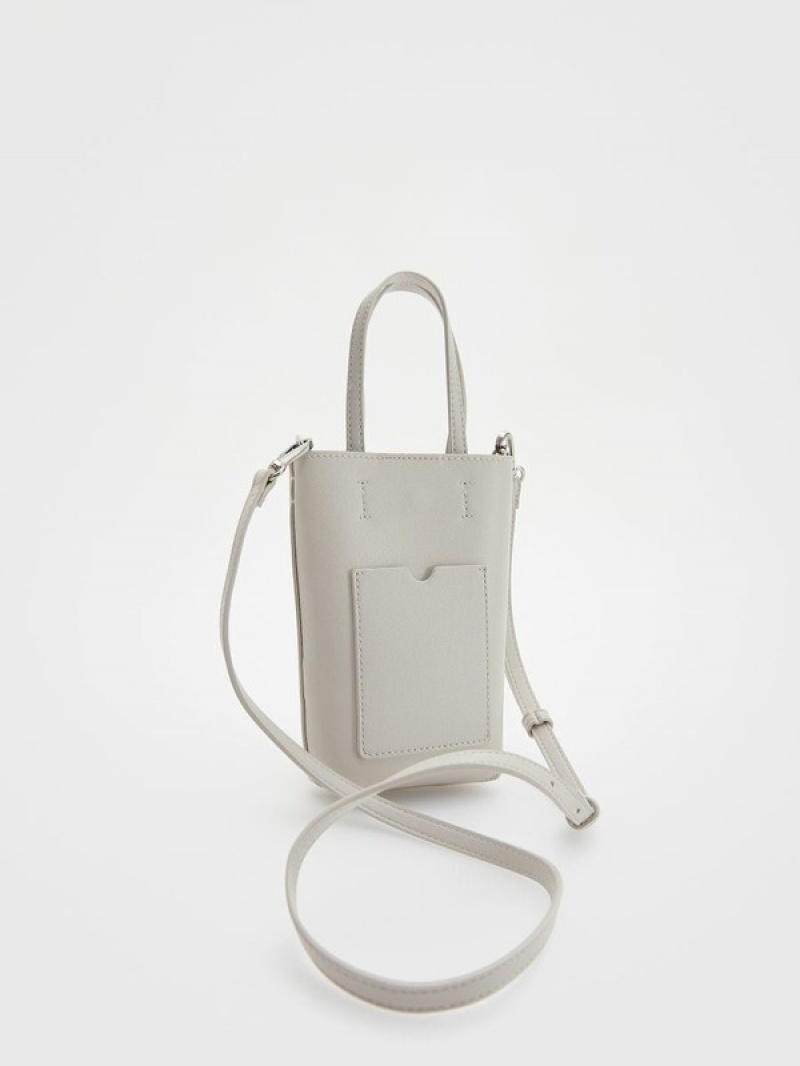 Light Grey Reserved Mini Women's Bags | JSRP-56198