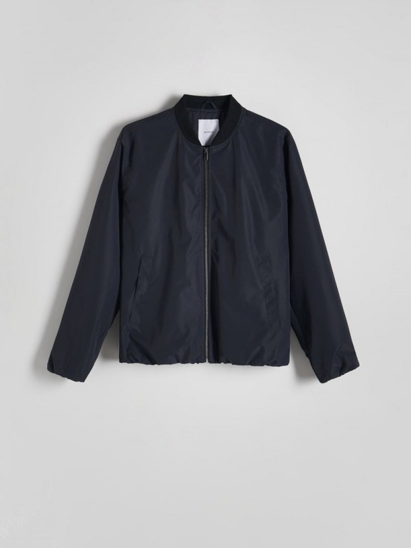 Navy Reserved Bomber Men's Jackets | MQJE-09458