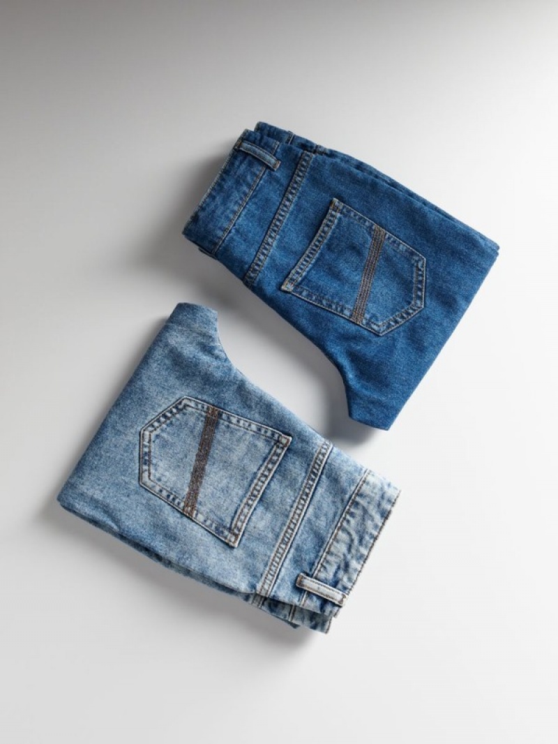 Navy Reserved Classic Boys' Jeans | ANKP-17368