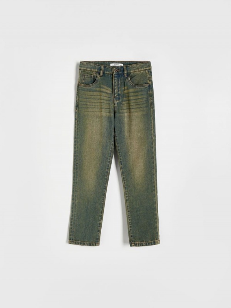 Navy Reserved Jeanswash Effect Boys' Jeans | BKSD-95708