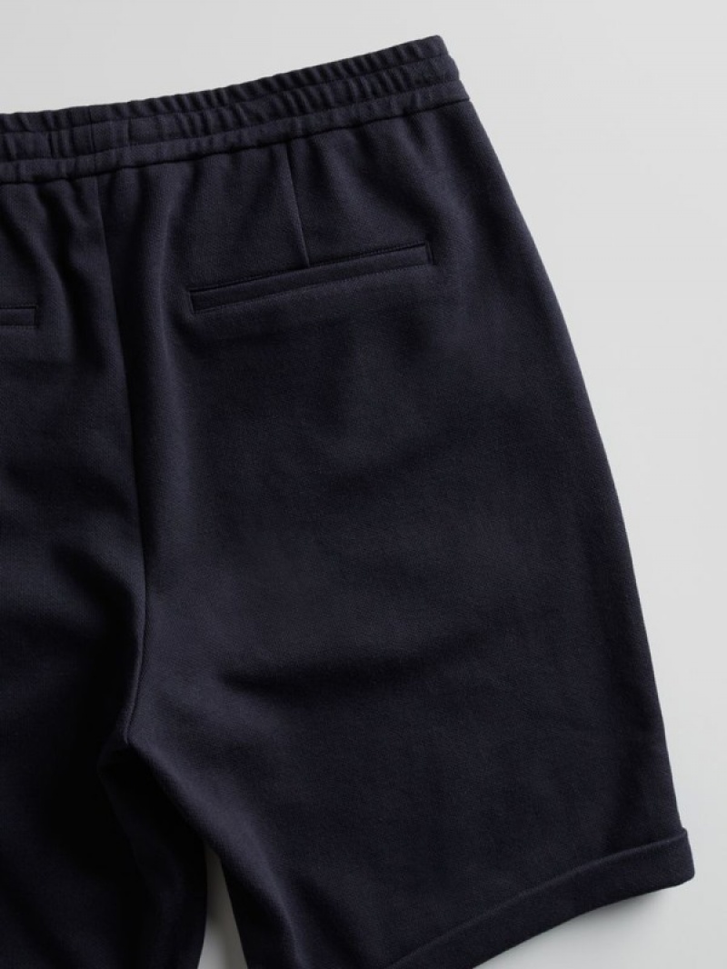 Navy Reserved Regular Men's Shorts | JASN-15709