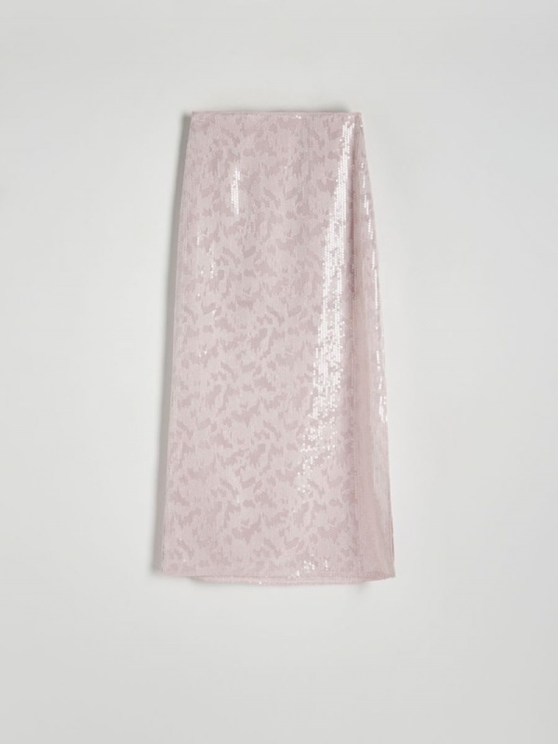 Pink Reserved Cotton Women's Skirts | JFMB-60429