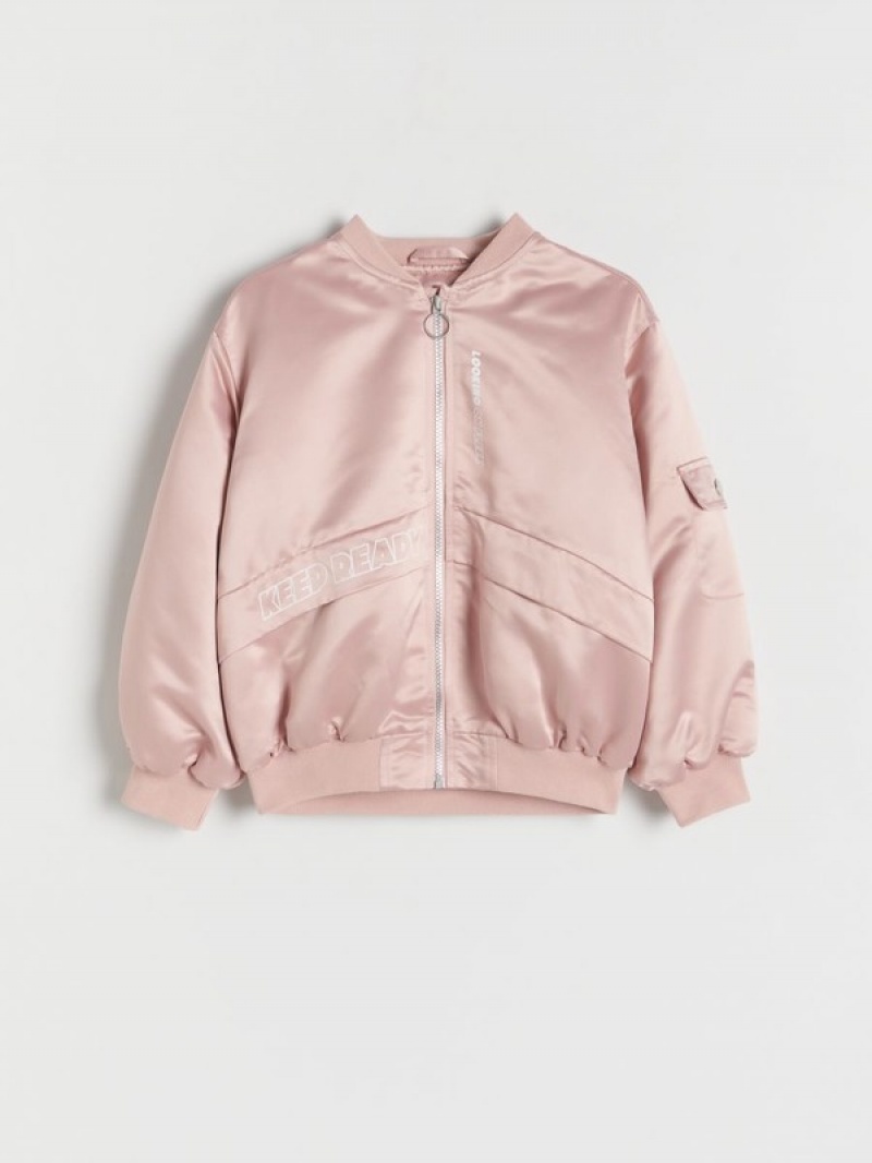 Pink Reserved Outer Girls' Jackets | TCEO-51032