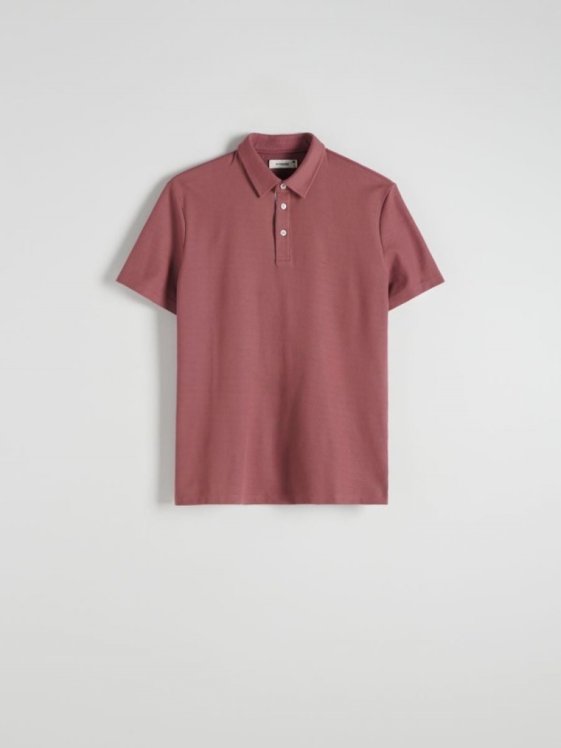 Purple Reserved Regular Fit Men's Polo Shirts | UMHG-51267