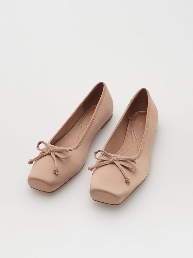 Rose Reserved Ballerinasbow Detail Women's Loafers | OWIT-96287