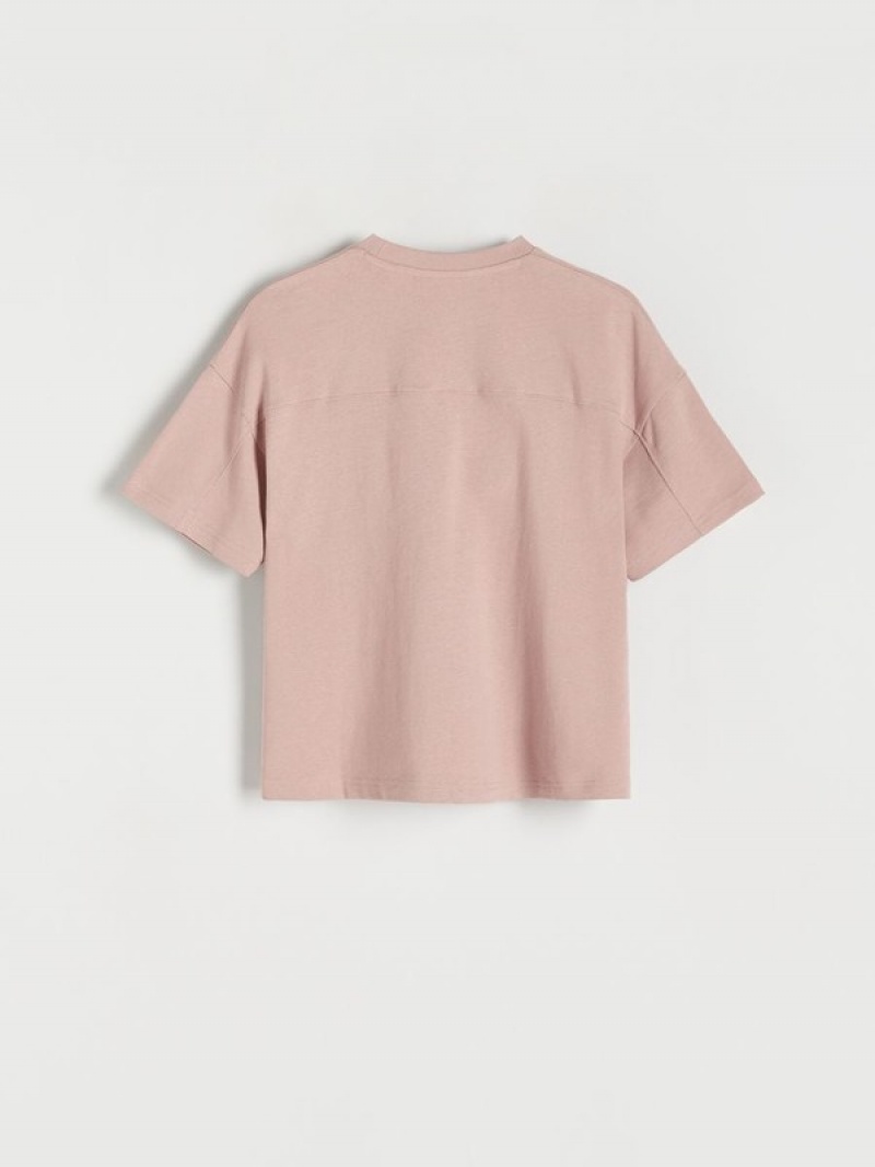 Rose Reserved Oversized Boys' T-shirts | ODGT-81329