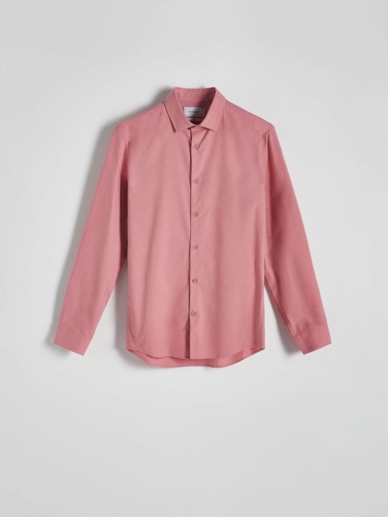 Rose Reserved Regular Fit Cotton Rich Men's Shirts | YNEF-20547