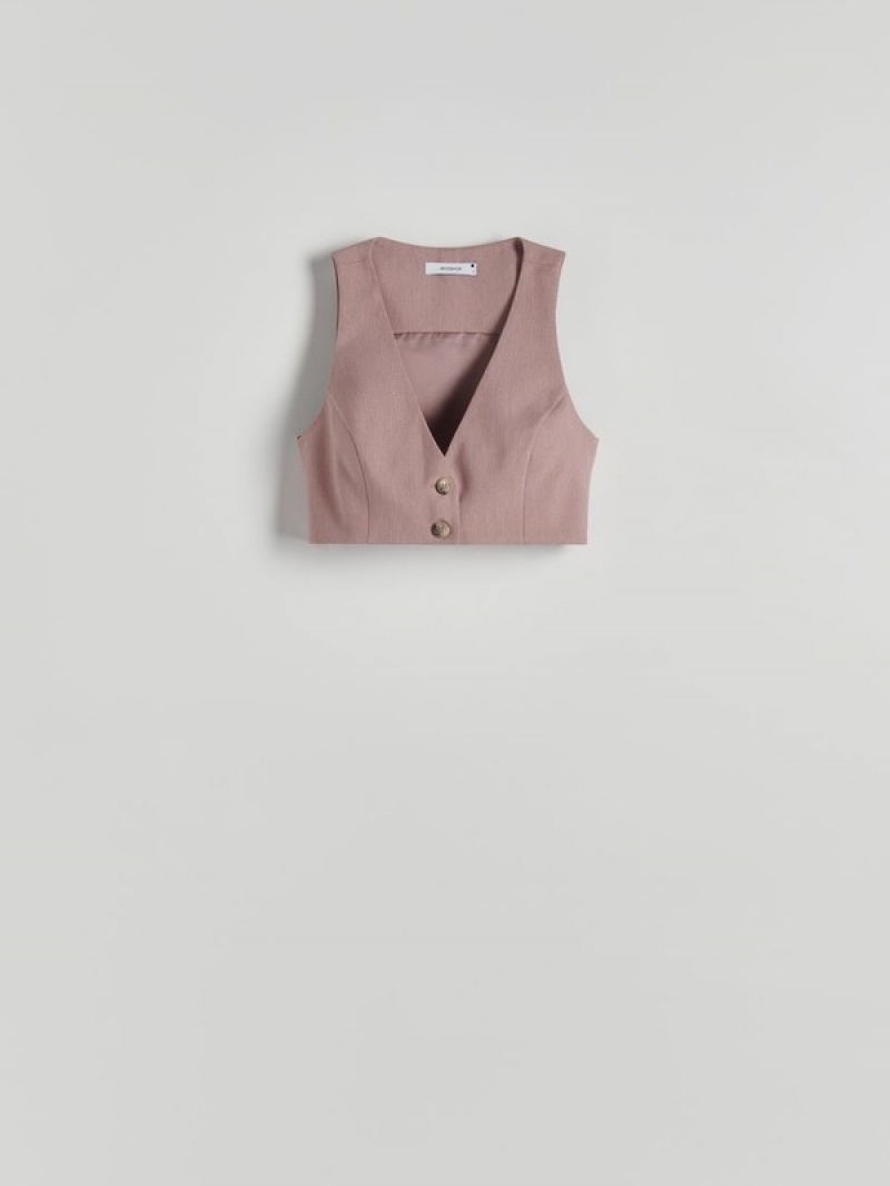 Rose Reserved Simple Women's Vest | HRGK-89403