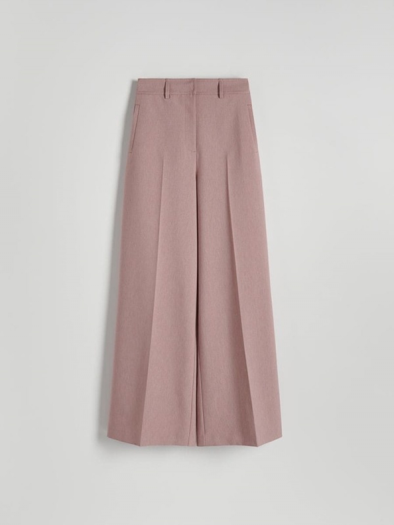 Rose Reserved Wide Leg Women's Trousers | TRAW-43072