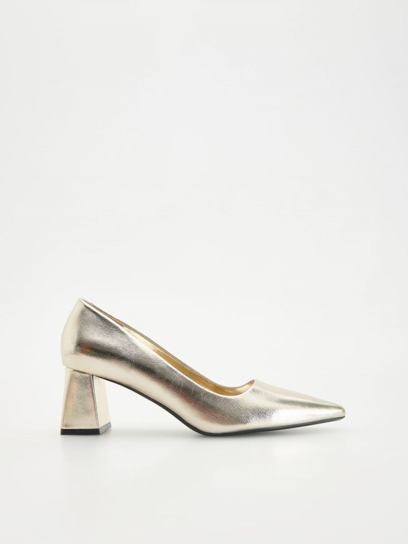 Silver Reserved High-heeled Pumps Women's Heels | HRTM-61582