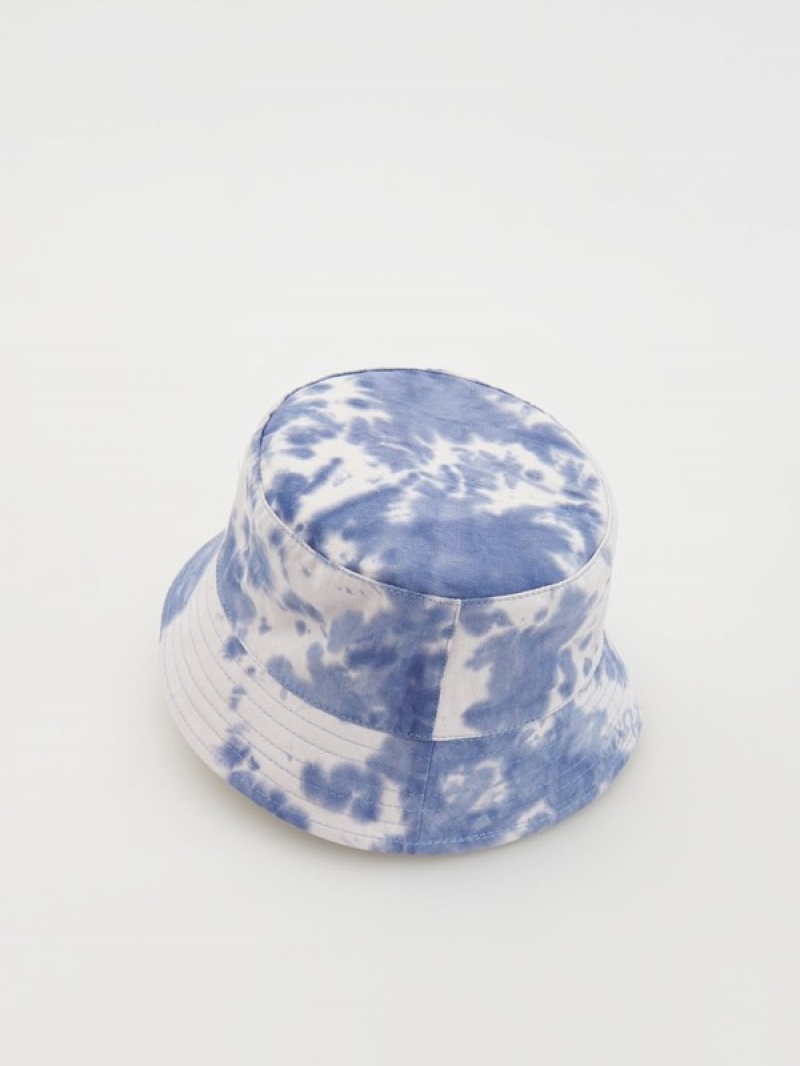 White Reserved Reversible Bucket Boys' Hats | MWTJ-10657